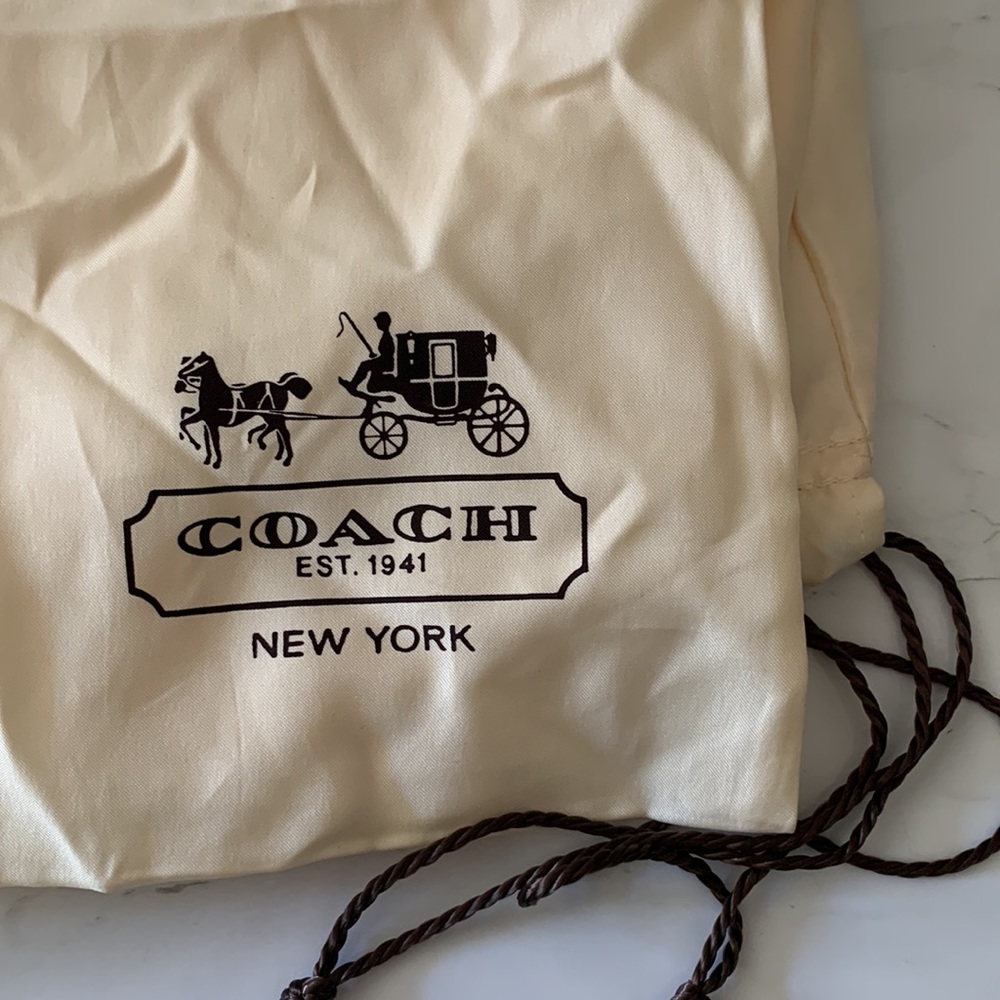Coach Harley Hobo Blue Leather Cross Body Bag - Picture 8 of 8